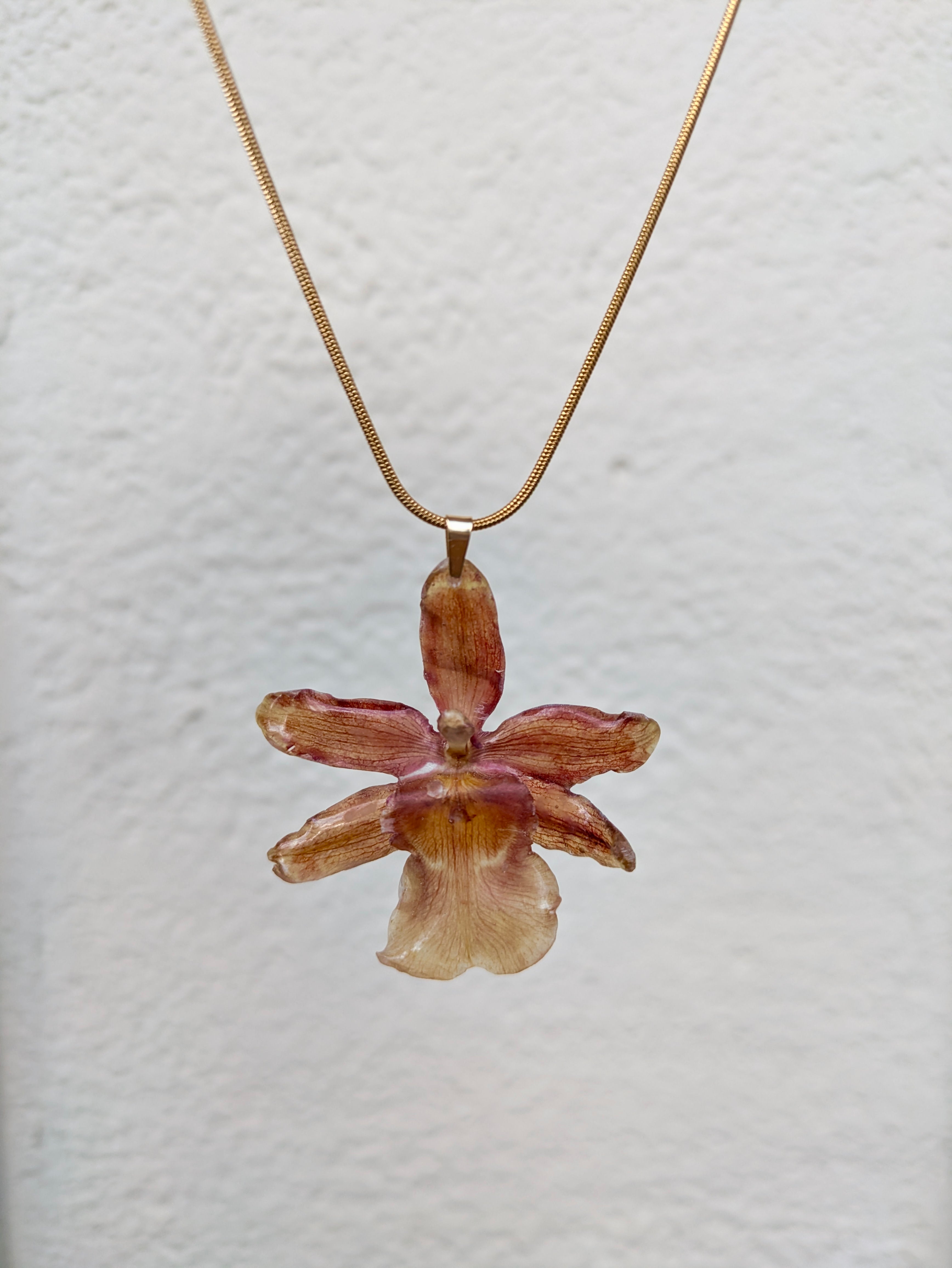 Fire Orchid Necklaces