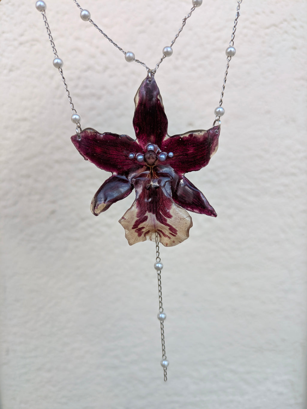 Night Orchid Necklaces