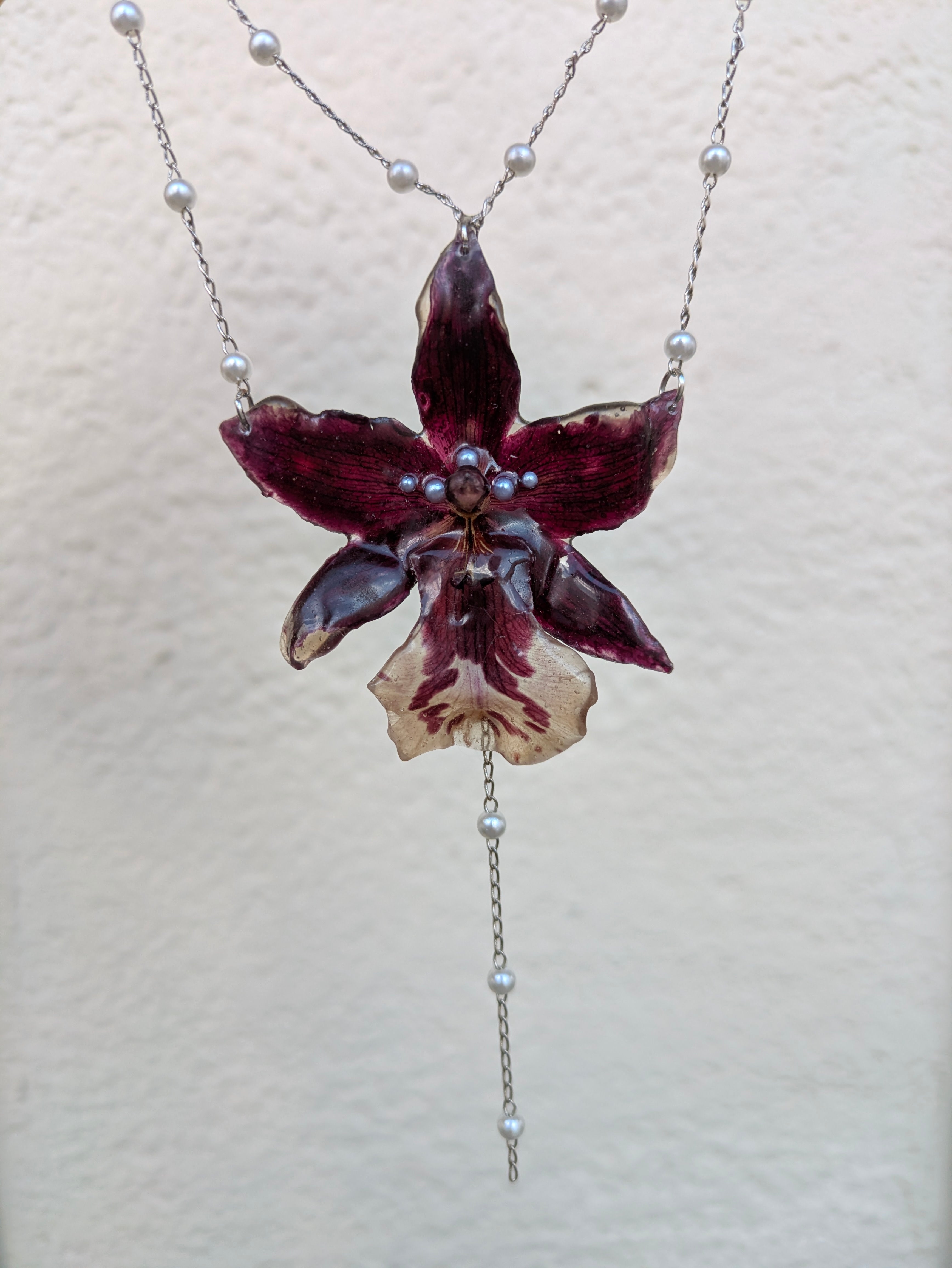 Night Orchid Necklaces