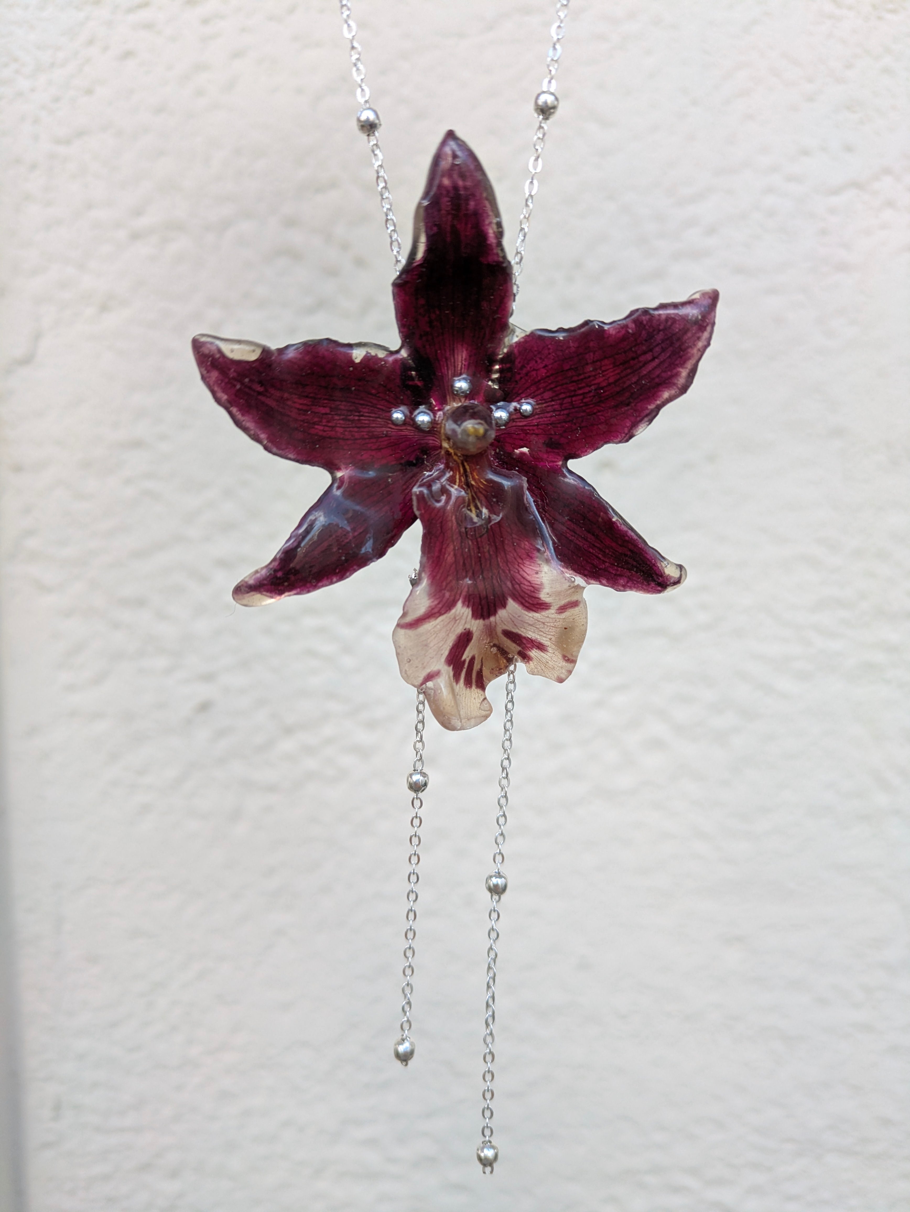 Night Orchid Necklaces