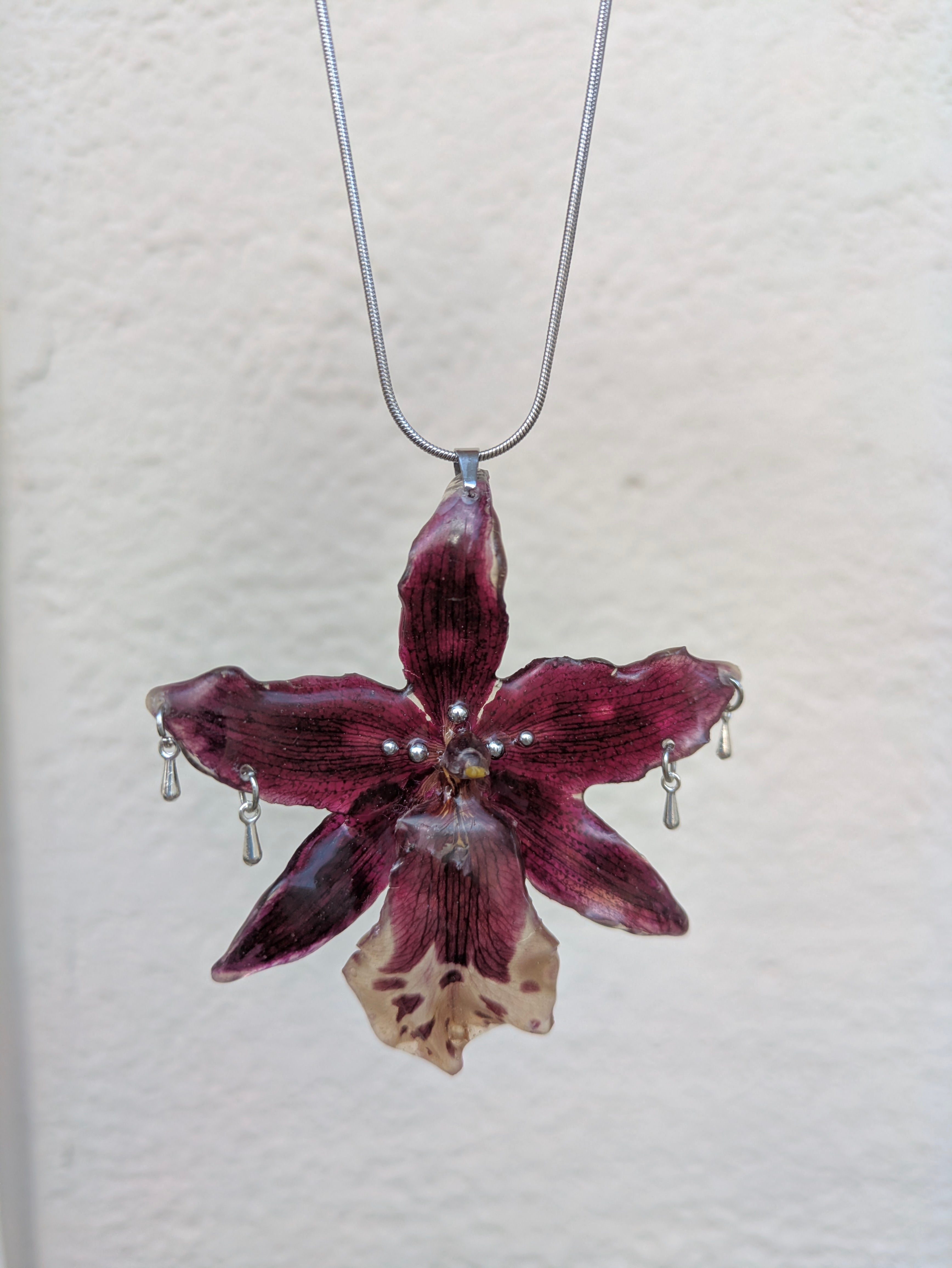 Night Orchid Necklaces