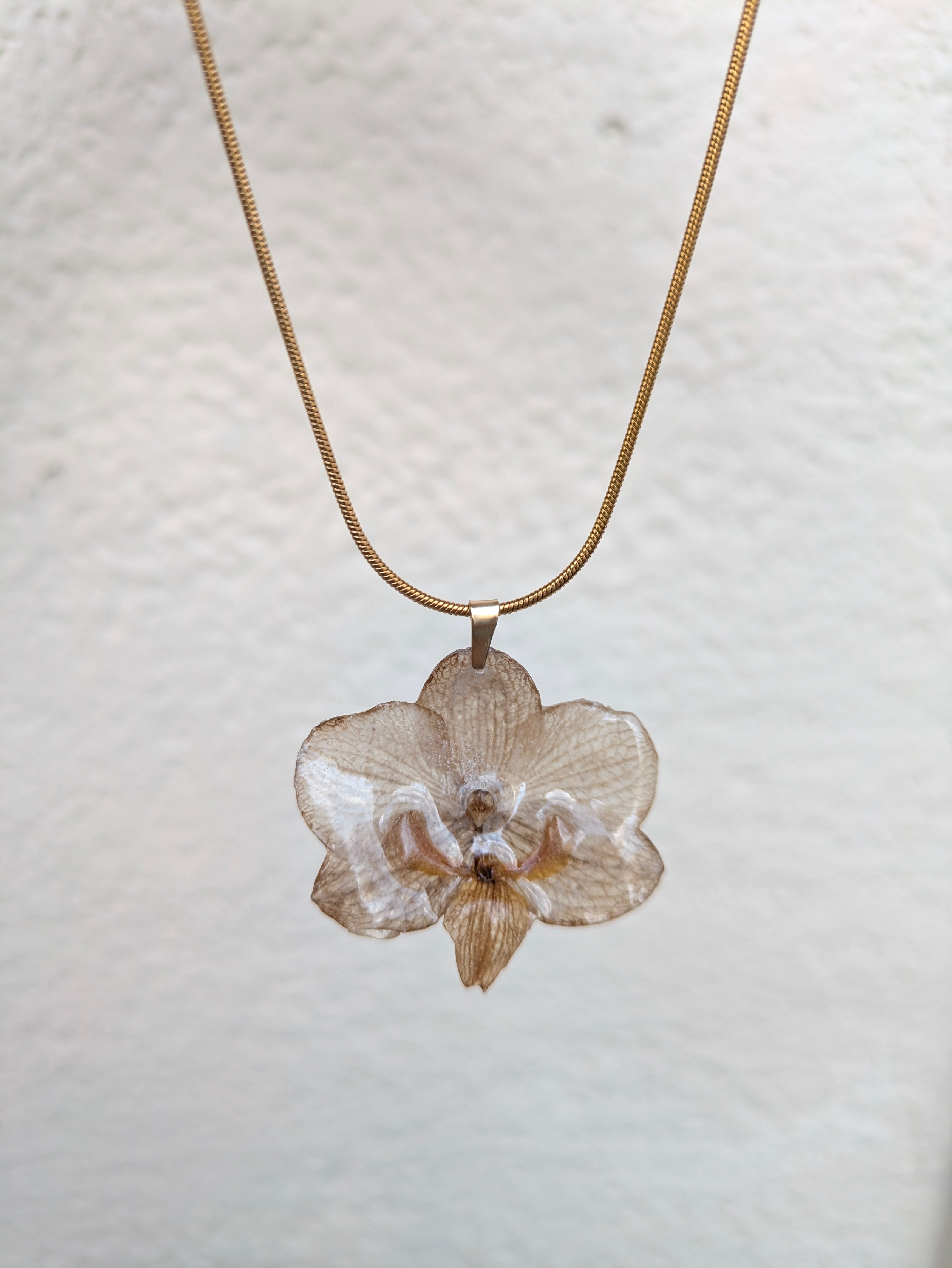 Snow Orchid Necklaces