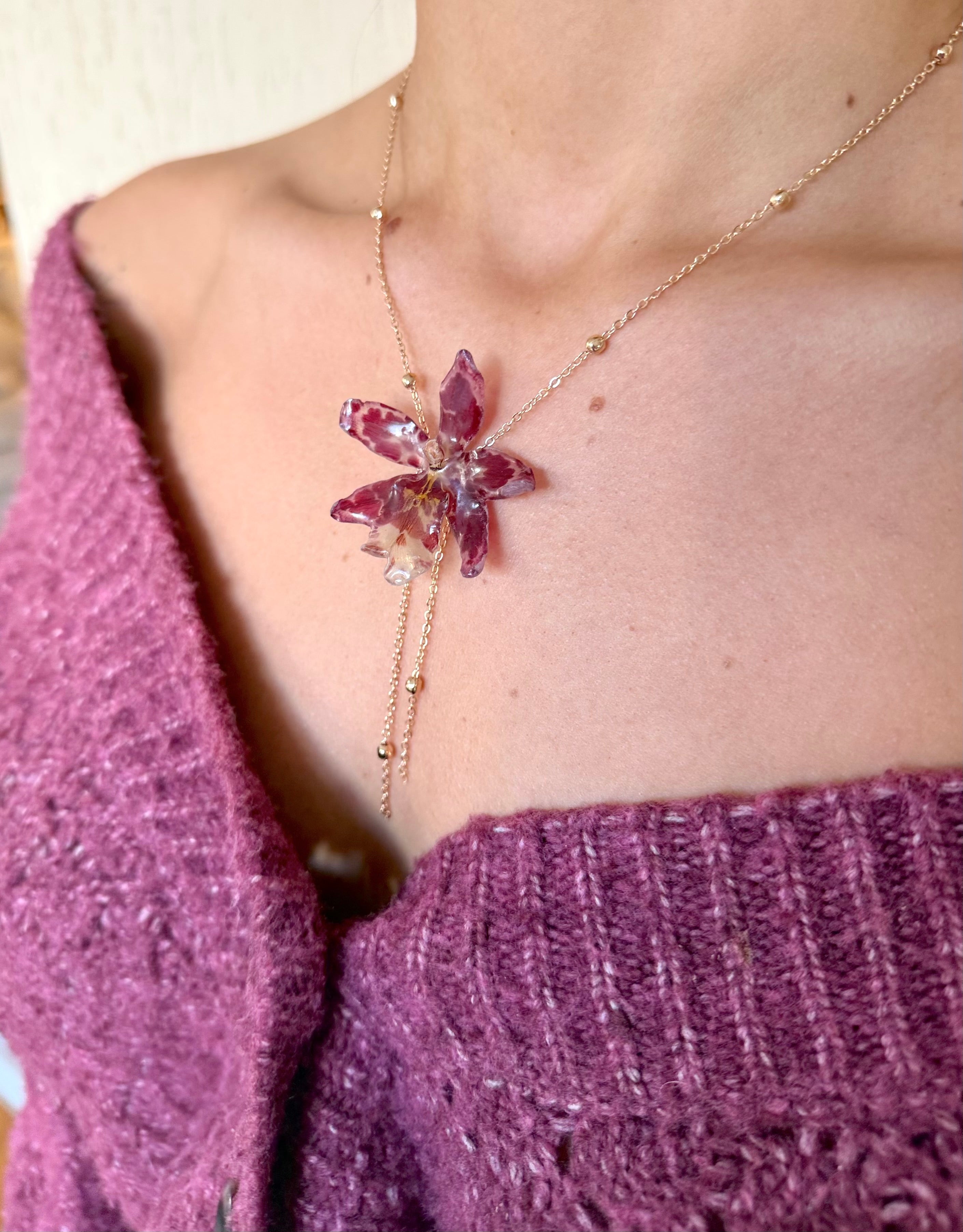 Dragon Orchid Necklaces